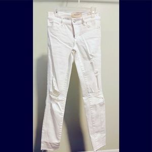 PACSUN Size 24 White Ankle Jegging
